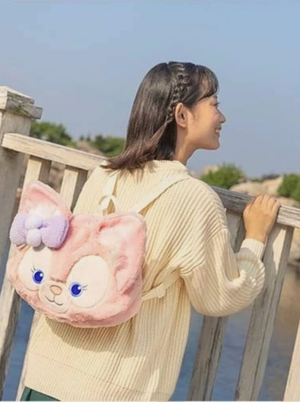 *TOKYO* DisneySEA Exclusive LinaBell - Secret of a Snowy Day Blanket/Backpack